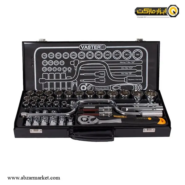 جعبه بکس واستر 35 پارچه 1/2 اینچ جعبه بکس واستر 35 پارچه 1/2 اینچ