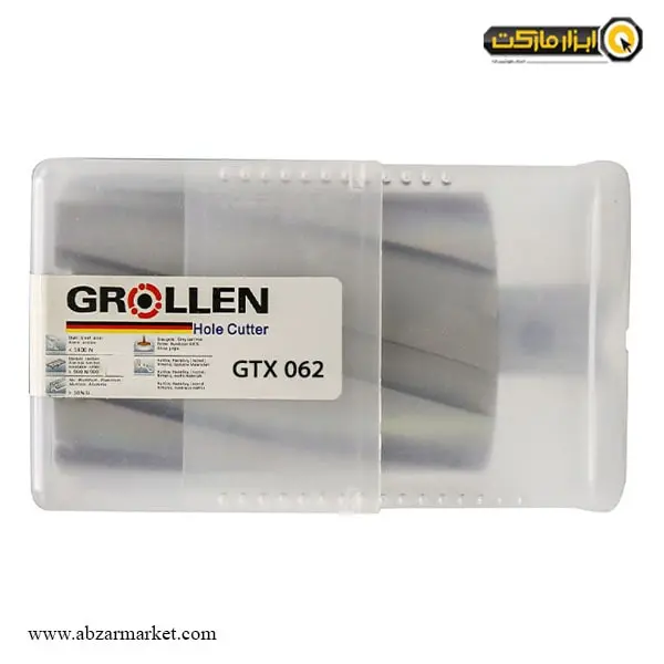 مته گرد بر دریل مگنت گرولن TCT طول 100 میلی متر مدل GTX 062-100