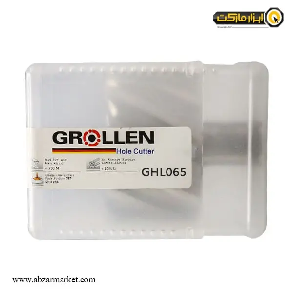 مته گرد بر دریل مگنت گرولن HSS طول 50 میلی متر مدل GHL 012-65
