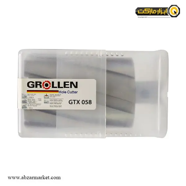 مته گرد بر دریل مگنت گرولن TCT طول 100 میلی متر مدل GTX 018-58