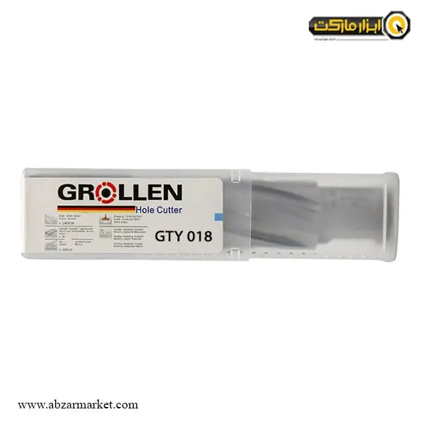 مته گرد بر دریل مگنت گرولن TCT طول 75 میلی متر مدل GTY 018-58