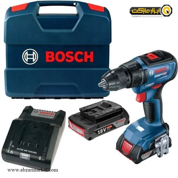 دریل شارژی بوش براشلس لیتیوم 18 ولت مدل GSR 18V-50