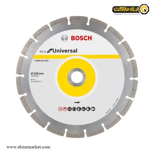 صفحه سنگ بر بوش 230X2.6 میلی متر ECO UNIVERSAL صفحه سنگ بر بوش 230X2.6 میلی متر ECO UNIVERSAL