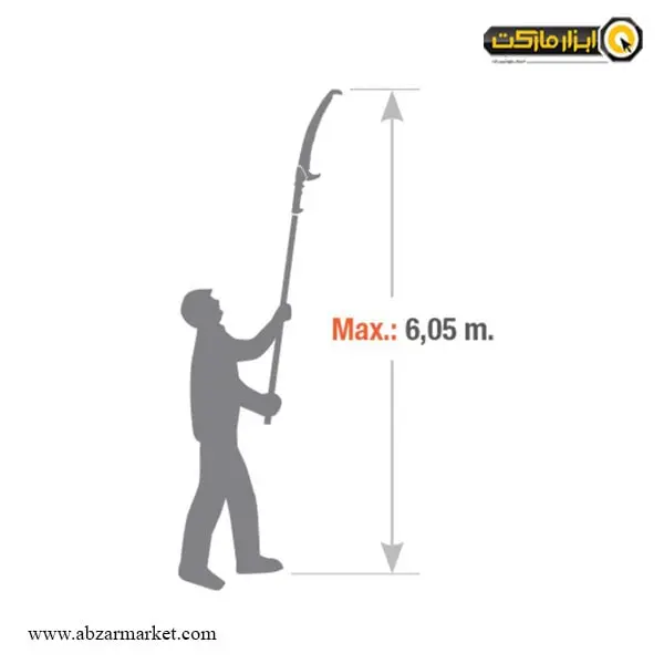 اره شاخه زن و قیچی باغبانی طنابی آلتونا 48 سانتی متر مدل 90601