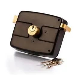 قفل درب حیاطی پارس با کلید معمولی مدل DL-120