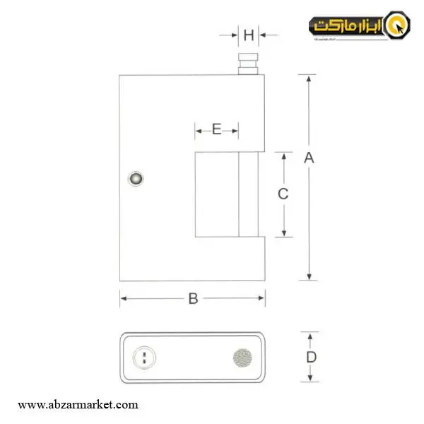 قفل کتابی پارس چدنی مدل 950I قفل کتابی پارس چدنی مدل 950I