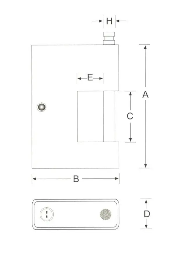 قفل کتابی پارس چدنی مدل 750I قفل کتابی پارس چدنی مدل 750I