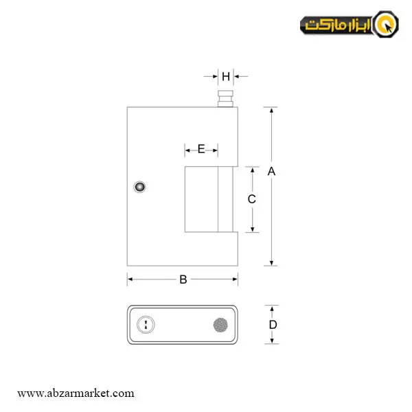 قفل کتابی پارس روکش دار کامپیوتری 1000SP