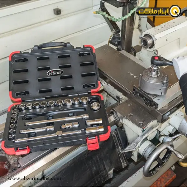 جعبه بکس ویگور 25 پارچه 1/2 اینچ مدل V2460N