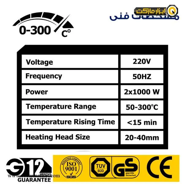 اتو لوله کشی کنزاکس مدل KPWM-120