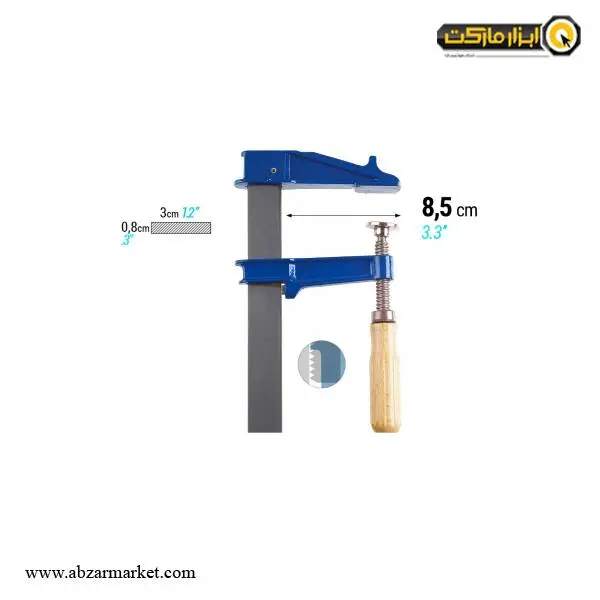 گیره نجاری پیهر فک 8.5 سانتی متر مدل Mod. EM