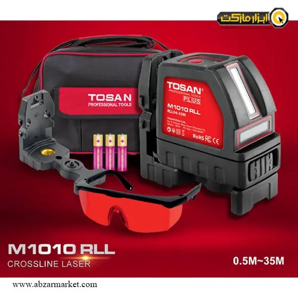 تراز لیزری توسن دو خط مدل M1010 RLL