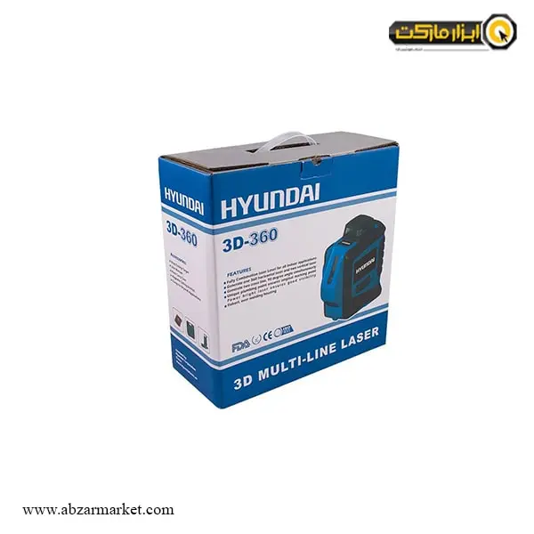 تراز لیزری هیوندای سه خط 360 درجه 3D-360