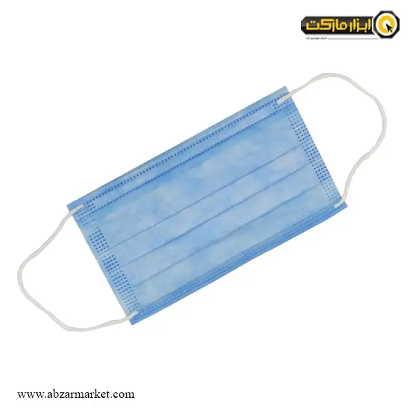 ماسک تنفسی سه لایه پزشکی ملت بلون دار درجه یک (بسته 50 عددی)