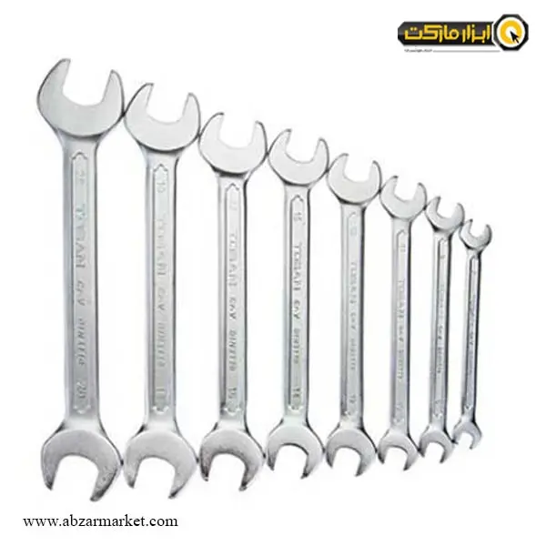 ست آچار دو سر تخت توسن 8 عددی مدل TI103-S8 ست آچار دو سر تخت توسن 8 عددی مدل TI103-S8