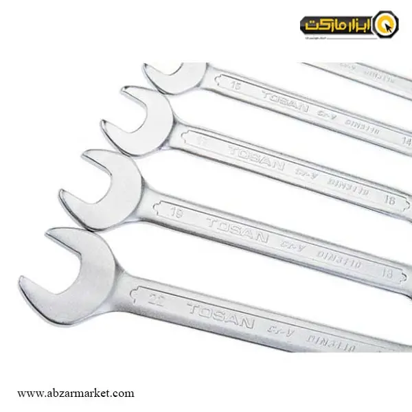 ست آچار دو سر تخت توسن 8 عددی مدل TI103-S8 ست آچار دو سر تخت توسن 8 عددی مدل TI103-S8