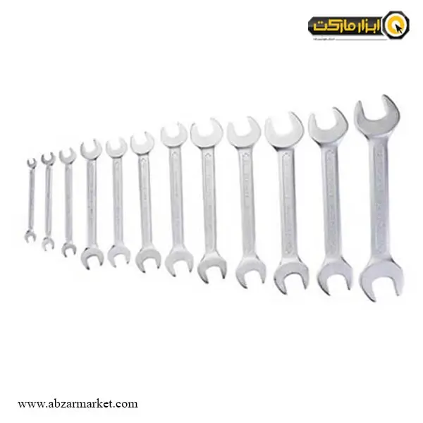 ست آچار دو سر تخت توسن 12 عددی مدل TI103-S12 ست آچار دو سر تخت توسن 12 عددی مدل TI103-S12
