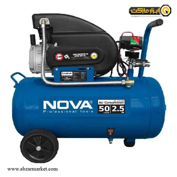 کمپرسور باد نووا 50 لیتری مدل NTA-9050 کمپرسور باد نووا 50 لیتری مدل NTA-9050