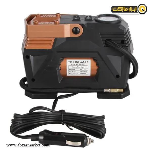 کمپرسور باد فندکی و سر باتری تیگران مدل TG-TI01