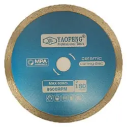 صفحه سرامیک بر یائوفنگ 180 میلی متر