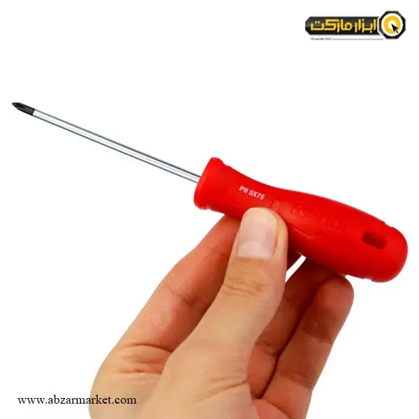 پیچ گوشتی چهارسو رونیکس دسته PP مدل RH-28PP