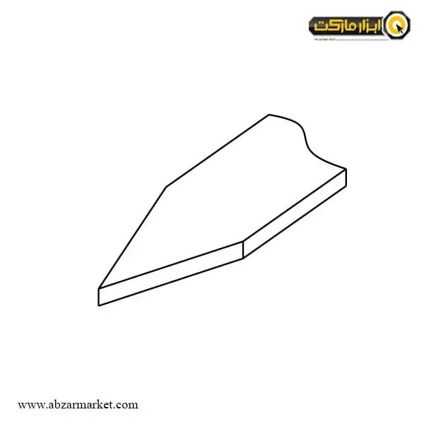 مغار تراش دو سر کج مثلث نارکس مدل 818203