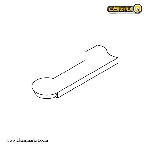 مغار تراش سر گرد برش دار راست نارکس مدل 818206