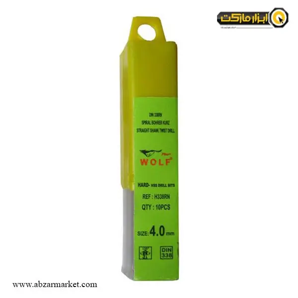 مته HSS ولف طرح کبالت DIN 338 مدل PLUS