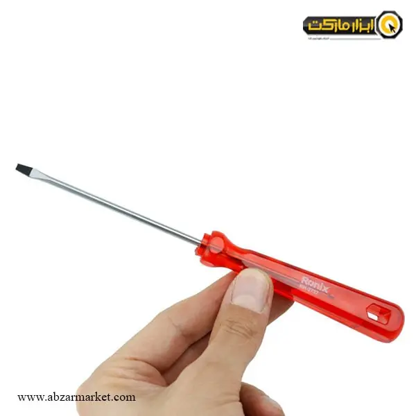 پیچ گوشتی دو سو رونیکس دسته کریستالی تک رنگ RH-2 پیچ گوشتی دو سو رونیکس دسته کریستالی تک رنگ RH-2