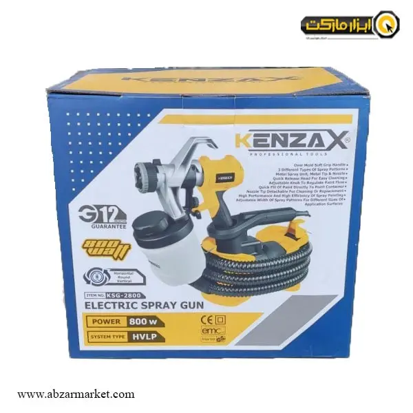پیستوله برقی خرطومی کنزاکس 800 وات مدل KSG-2800 پیستوله برقی خرطومی کنزاکس 800 وات مدل KSG-2800