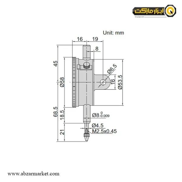 ساعت اندیکاتور اینسایز (با گارانتی شرکتی) مدل 2308-10A