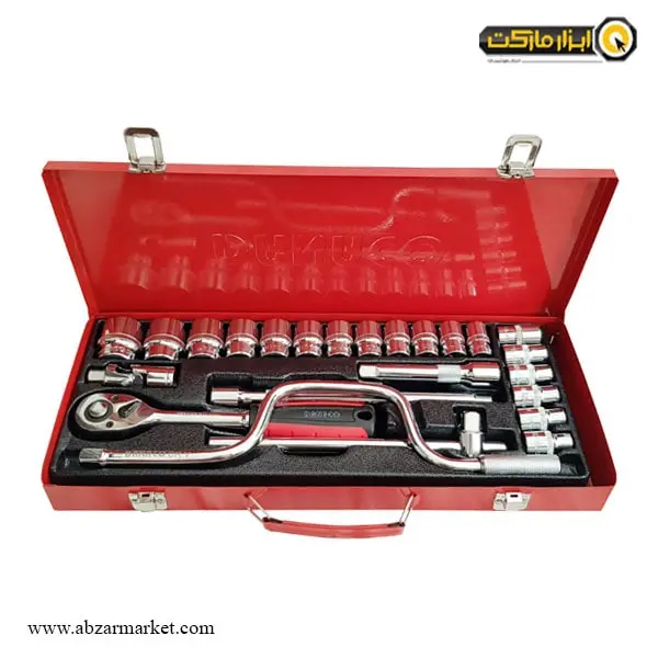 جعبه بکس داناپلاس 24 پارچه 1/2 اینچ مدل D3940124 جعبه بکس داناپلاس 24 پارچه 1/2 اینچ مدل D3940124