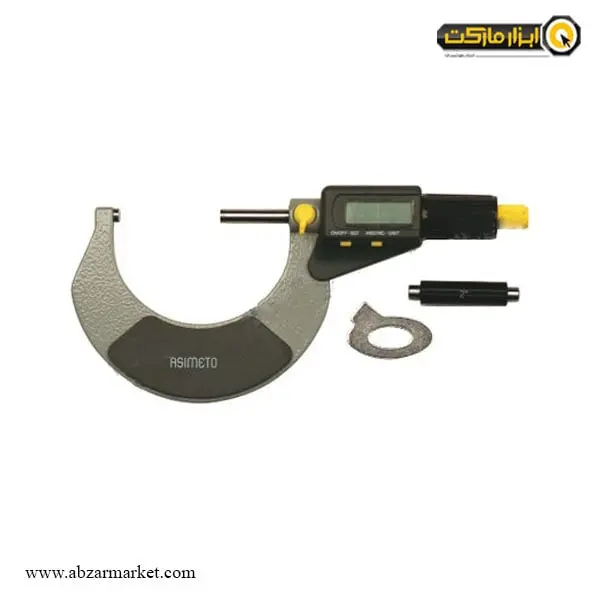 میکرومتر دیجیتال آسیمتو خارج سنج 75-50 میلی متر مدل 0-03-116