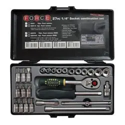 جعبه بکس فورس 27 پارچه اینچی 1/4 اینچ مدل 2281S