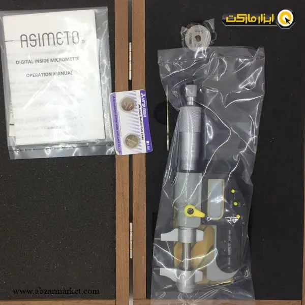 میکرومتر دیجیتال آسیمتو داخل سنج 30-5 میلی متر مدل 0-01-207