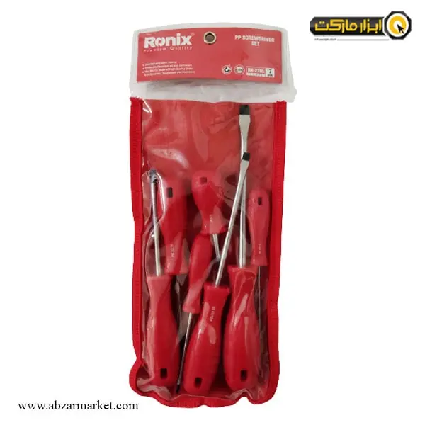 ست پیچ گوشتی دوسو و چهارسو رونیکس 7 عددی مدل RH-2705 ست پیچ گوشتی دوسو و چهارسو رونیکس 7 عددی مدل RH-2705