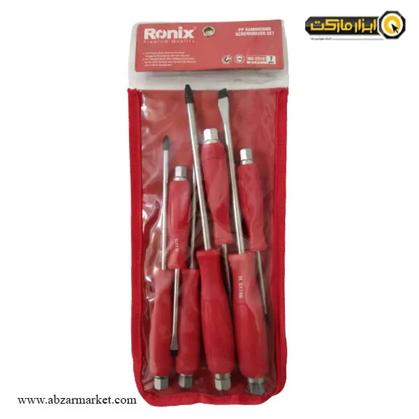 ست پیچ گوشتی ضربه خور رونیکس 7 عددی مدل RH-2910