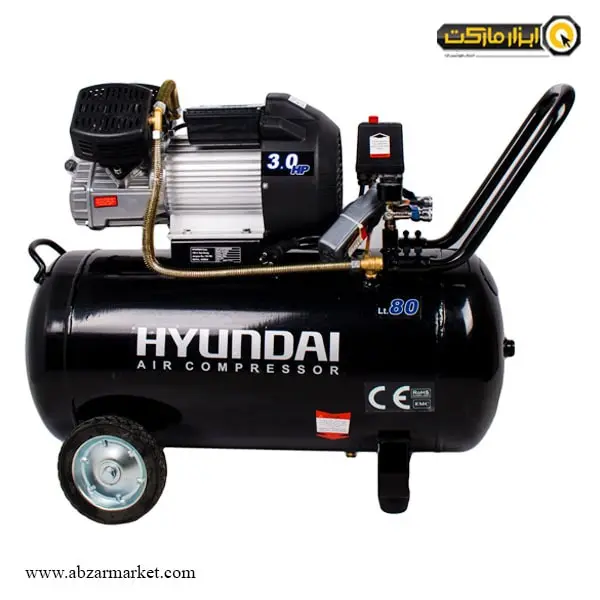 پمپ باد 80 لیتری هیوندای مدل AC-8030 پمپ باد 80 لیتری هیوندای مدل AC-8030