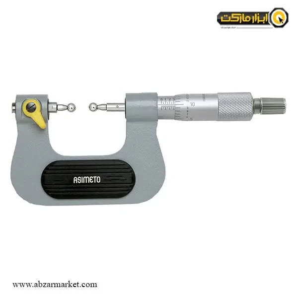 میکرومتر چرخ دنده آسیمتو 25-0 خارج سر تعویض شو مدل 8-71-118 میکرومتر چرخ دنده آسیمتو 25-0 خارج سر تعویض شو مدل 8-71-118