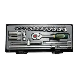 جعبه بکس فورس اینچی 21 پارچه 12 پر 3/8 اینچ مدل 9-3212