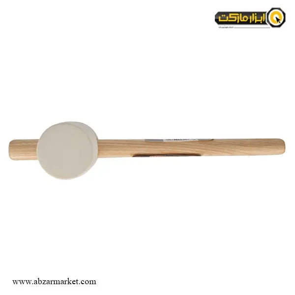 چکش لاستیکی سفید کندو دسته چوبی مدل 12-2531