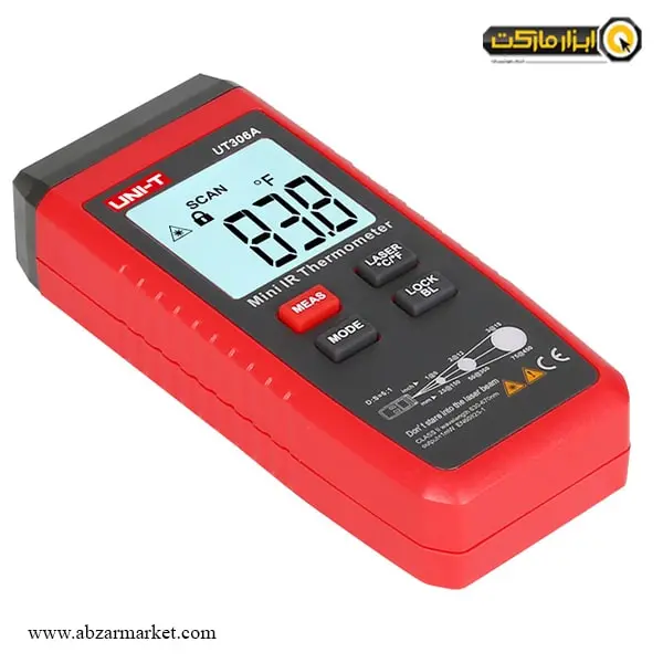مینی ترمومتر لیزری 300 درجه یونیتی مدل UT306A