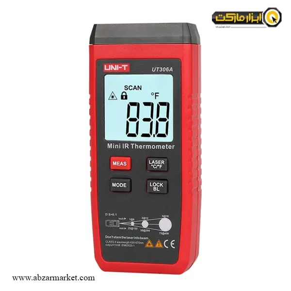 مینی ترمومتر لیزری 300 درجه یونیتی مدل UT306A