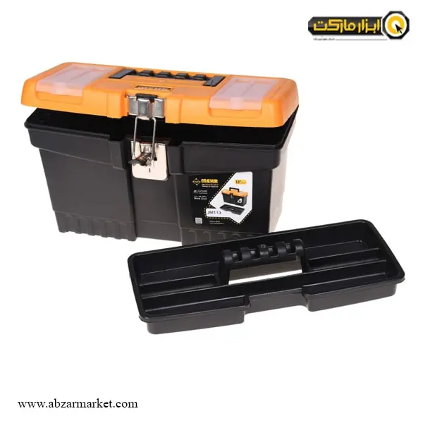 جعبه ابزار پلاستیکی مهر 32 سانتی متر مدل JMT13 جعبه ابزار پلاستیکی مهر 32 سانتی متر مدل JMT13