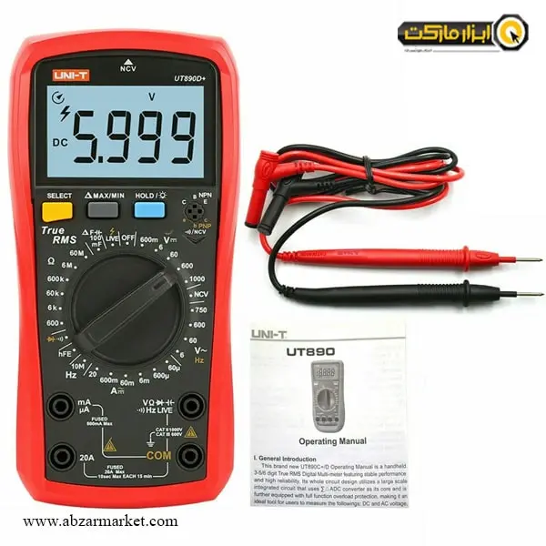 مولتی متر دیجیتال یونیتی مدل +UT890D