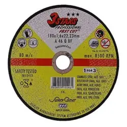 صفحه استیل بر سه ستاره سوآتی کومت 180x1.6 میلی متر-مجموعه ( 5 عددی )