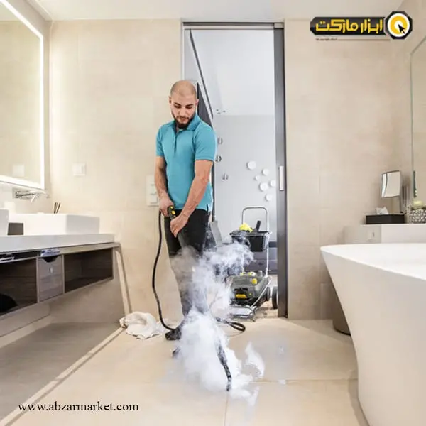 بخار شوی صنعتی کارچر 2300 وات 2 لیتری مدل SG 4/4