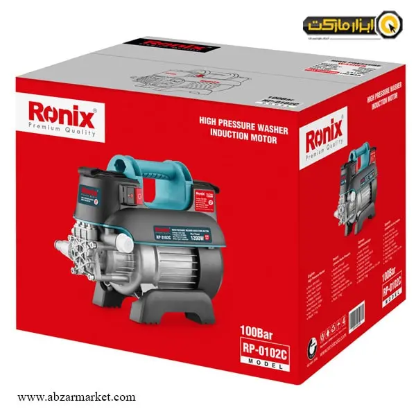 کارواش خانگی رونیکس 100 بار دینامی مدل RP-0102C