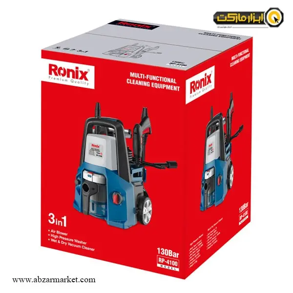 کارواش چهار کاره رونیکس 130 بار ذغالی مدل RP-4100 کارواش چهار کاره رونیکس 130 بار ذغالی مدل RP-4100