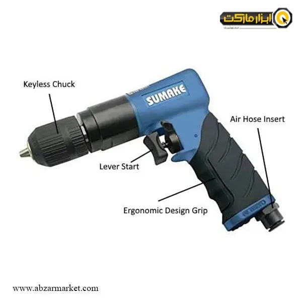 دریل بادی سوماک هفت تیری سه نظام اتوماتیک 10 میلی متر مدل ST-M5010C